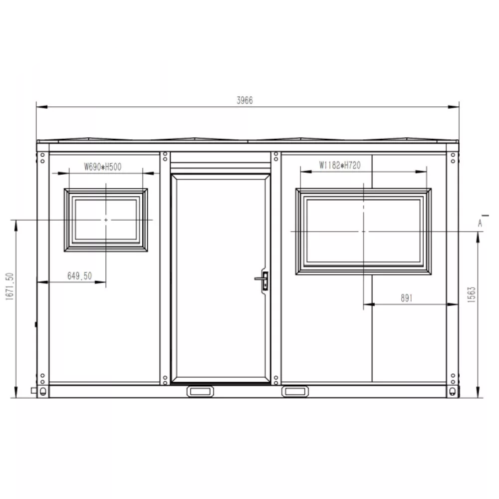 4m Accommodation Unit (Box) - Portable Cabin - Image 5