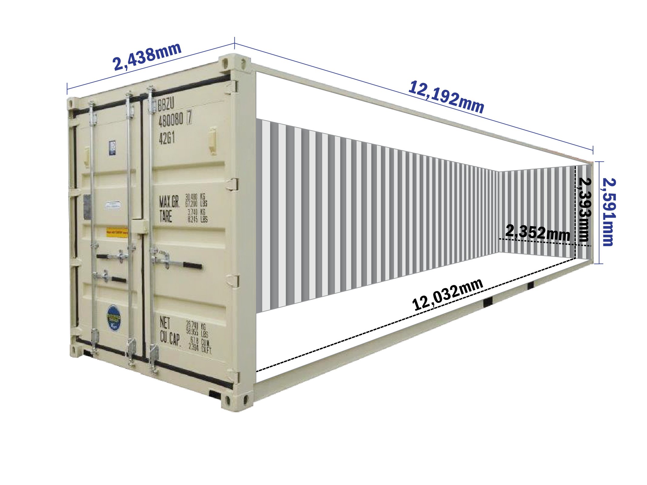 40ft Standard Shipping Container1